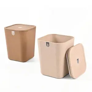 eha earth friendly kitchen storage jars & containers | 2000 ml, set of | kitchen container boxs for storage | made with rice husk biocomposite | airtight container set | tort sand