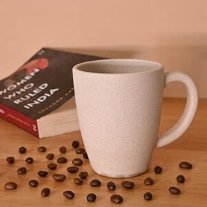 eha earth friendly classic coffee mug set of 4 | 300 ml | made with rice husk & bamboo fibers | microwave safe | for hot & cold coffee, milk & tea cup | matte finish mugs |multicolor light